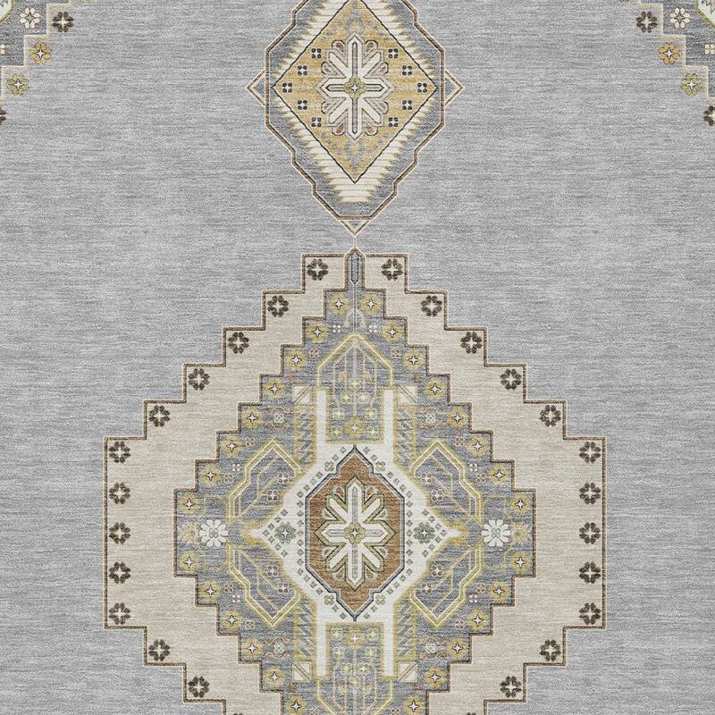 HomeRoots Oriental Traditional Rectangle Outdoor Rug