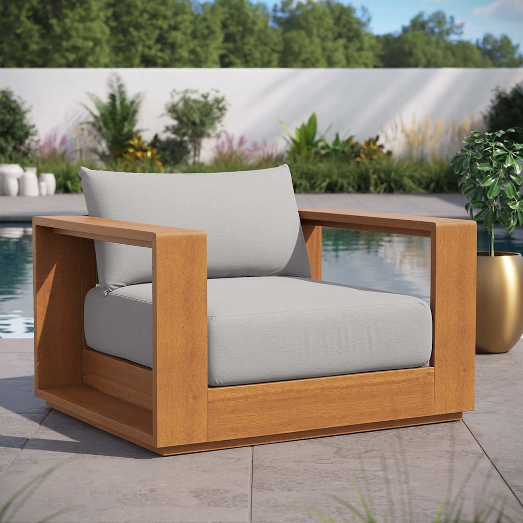 Tahoe Outdoor Patio Acacia Wood Chair