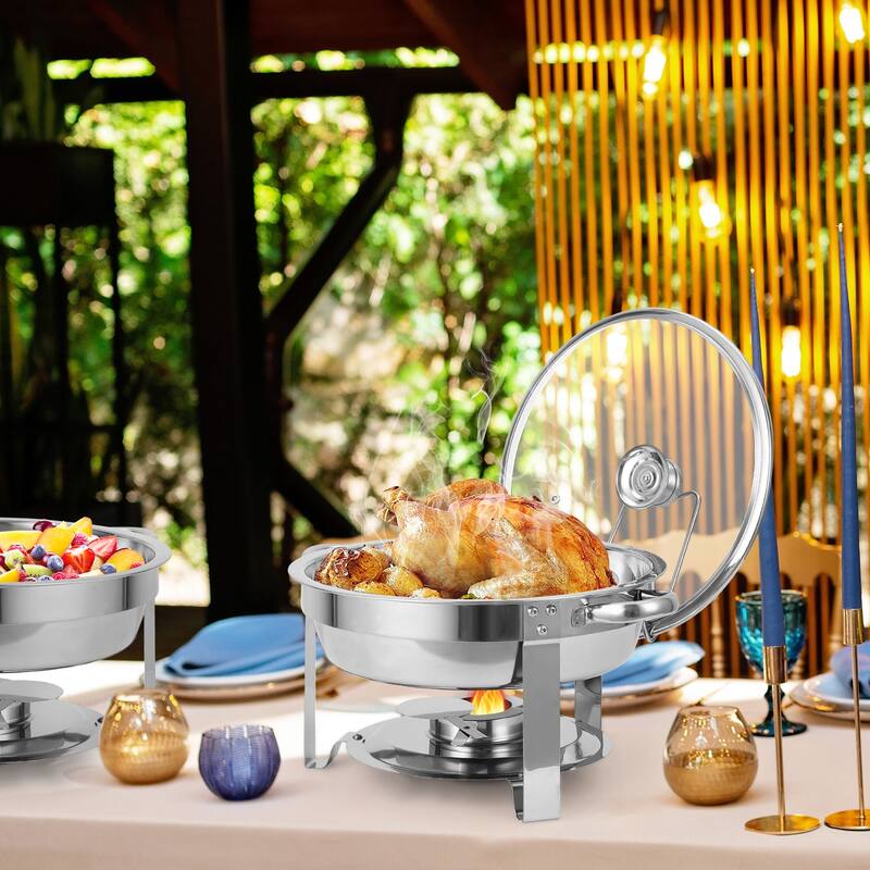 Chafing Dish Buffet Set 2 Pack 5QT