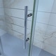 preview thumbnail 11 of 22, DreamLine Enigma-X 34 1/2 in. D x 48 3/8 in. W x 76 in. H Sliding Shower Enclosure - 34.5" x 44.38" - 48.38"