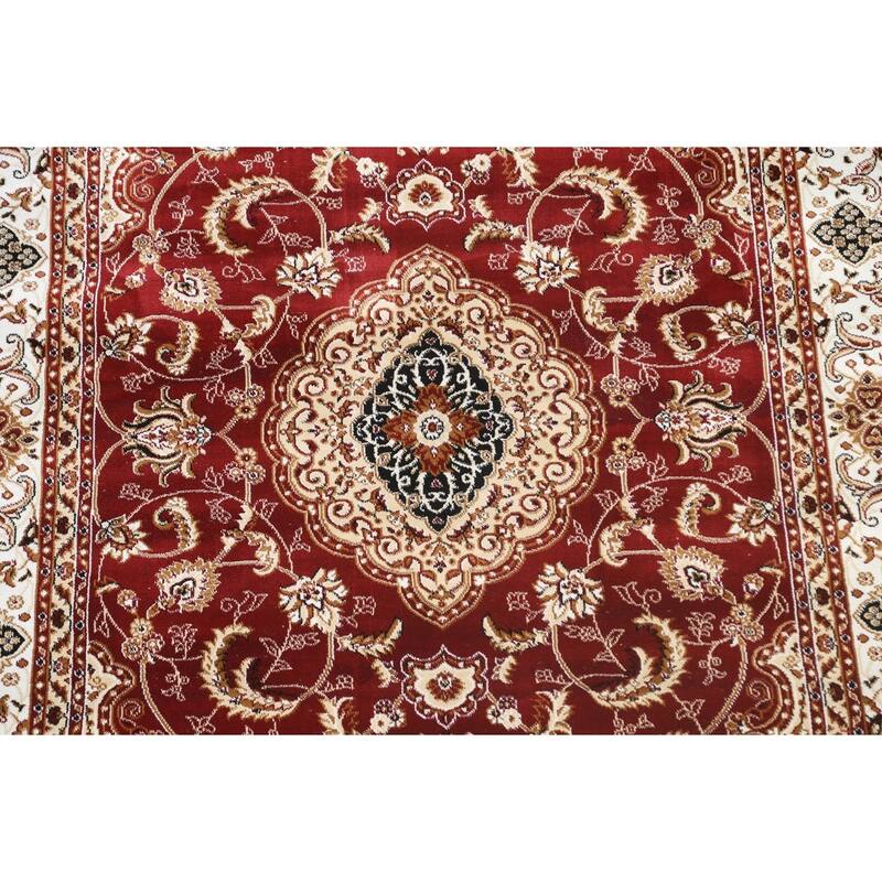 Traditional Floral Medallion Tabriz Turkish Area Rug Oriental Carpet