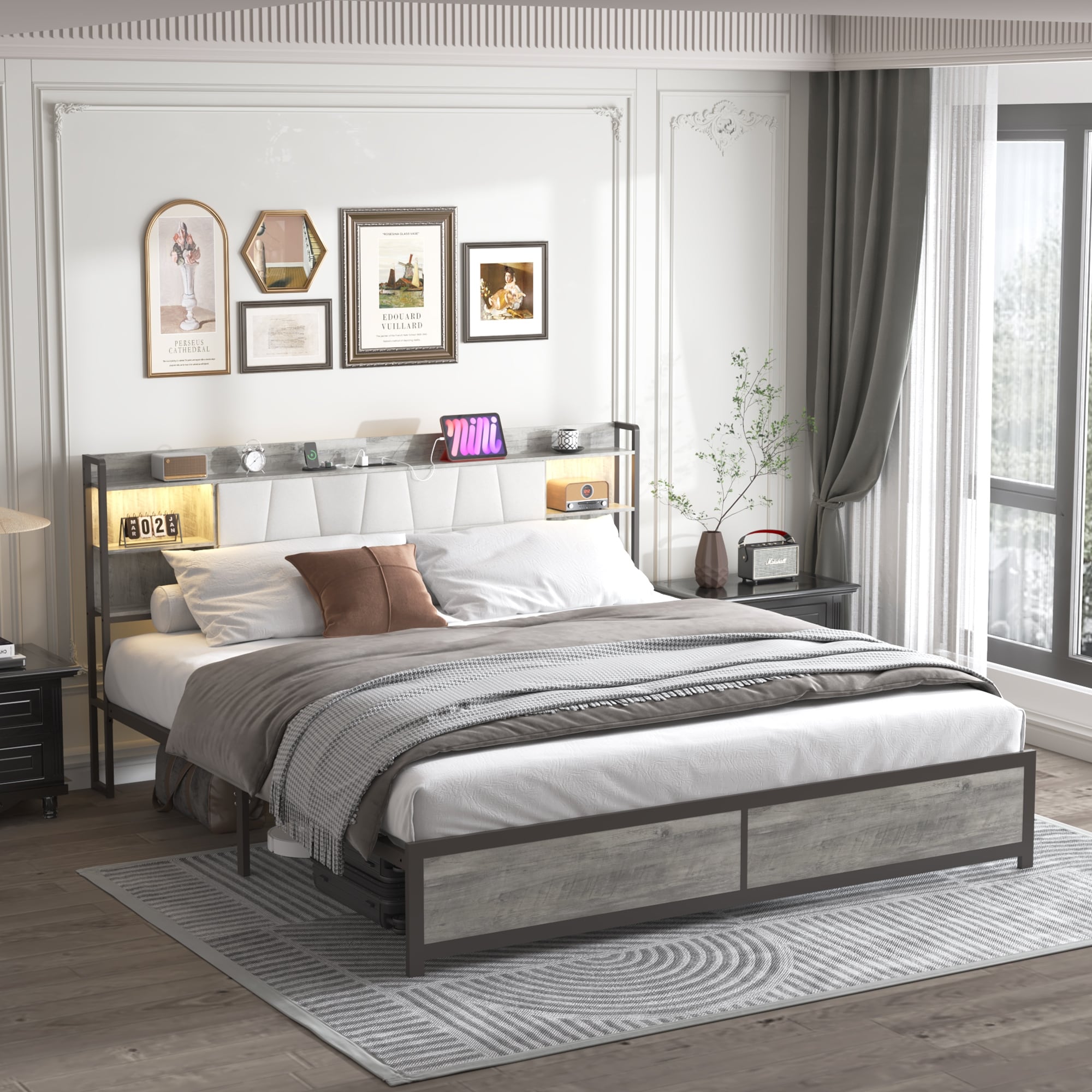 King Size Upholstered Storage Beds You'll Love - View #5