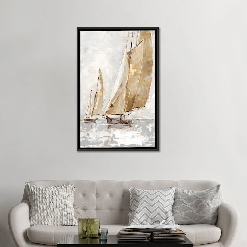iCanvas "Golden Sails II" by Ethan Harper Framed Canvas Print