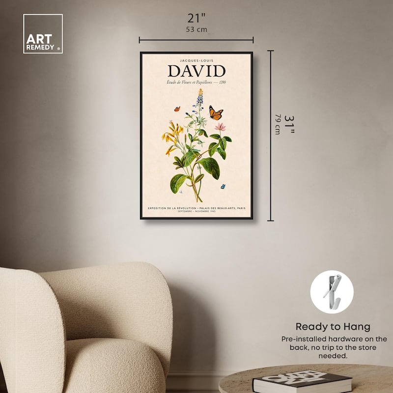 David's Delicate Flowers Canvas by Art Remedy
