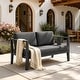 preview thumbnail 191 of 195, Outdoor Teak Solid Wood Patio Furniture Set Loveseat Armchair Table Collection
