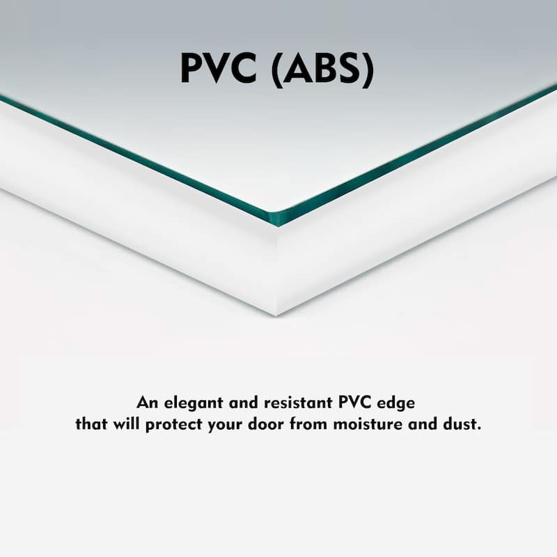 Frameless Mirror Sliding Door with Hidden / Invisible Hardware