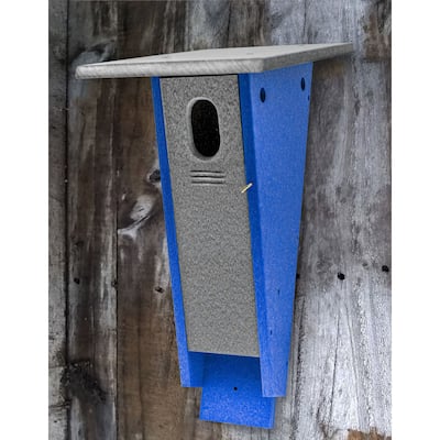 OUTDOOR LEISURE PRODUCTS Model GM20GBL Peterson Blue Bird House Made with High Density Poly Resin