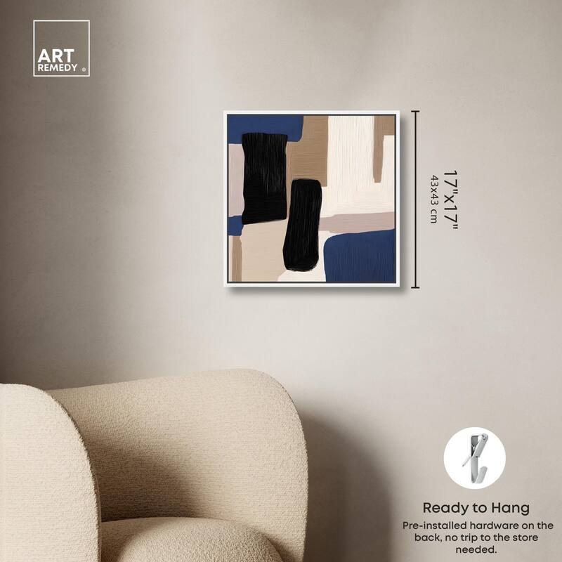 Blue Quietude I Canvas by Art Remedy