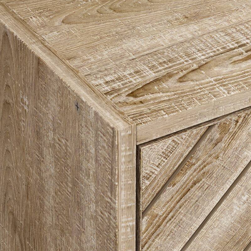 FUFU&GAGA Freestanding 3 Flip Drawers Shoe Cabinet Storage Organizer