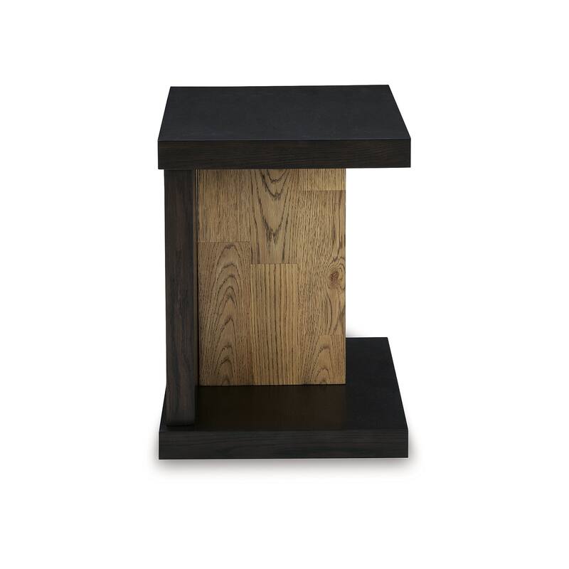 Signature Design by Ashley Kocomore Brown/Beige Chairside End Table - 22"W x 18"D x 24"H