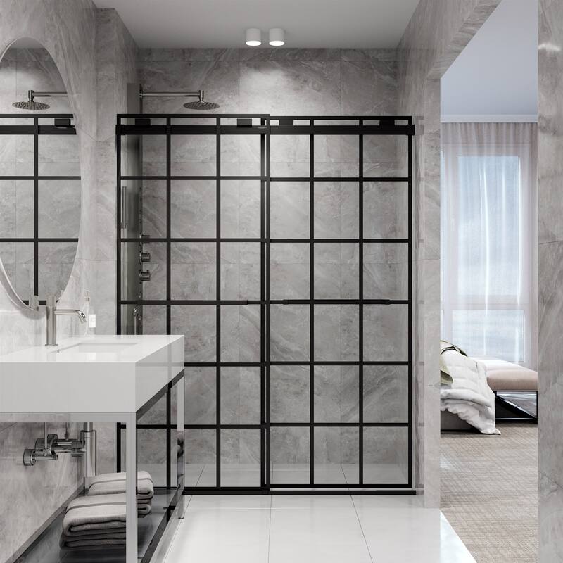 VIGO Houston Frameless Sliding Door