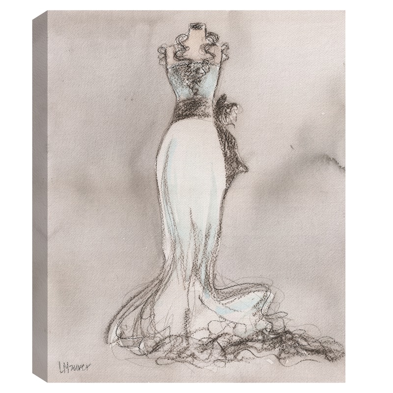 Socialite I, II by Lauren Maurer Canvas Art Prints