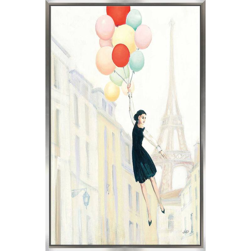 "Aloft In Paris II" Print on Floating Canvas