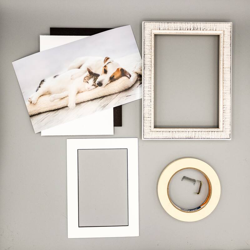 12x16 Mat for 8x10 Photo White with Black Core Matboard for Frames Measuring 12 x 16 In To