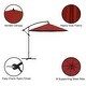preview thumbnail 30 of 30, Pure Garden 10-Foot Offset Patio Umbrella with Square Base