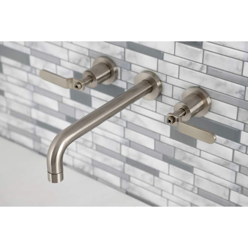 Whitaker Two-Handle 3-Hole Wall Mount Tub Faucet