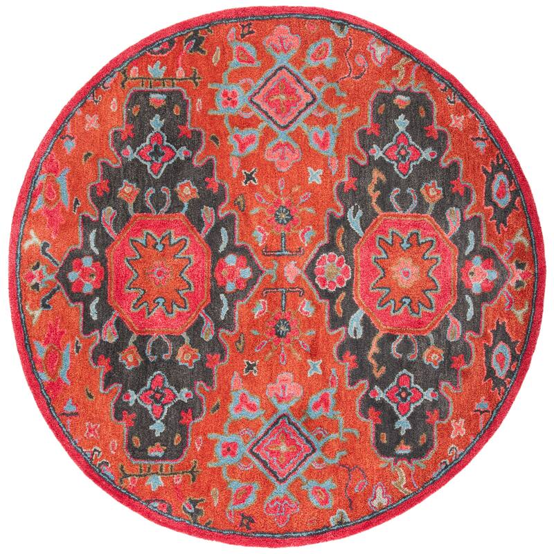 SAFAVIEH Handmade Heritage Krystelle Traditional Oriental Wool Rug