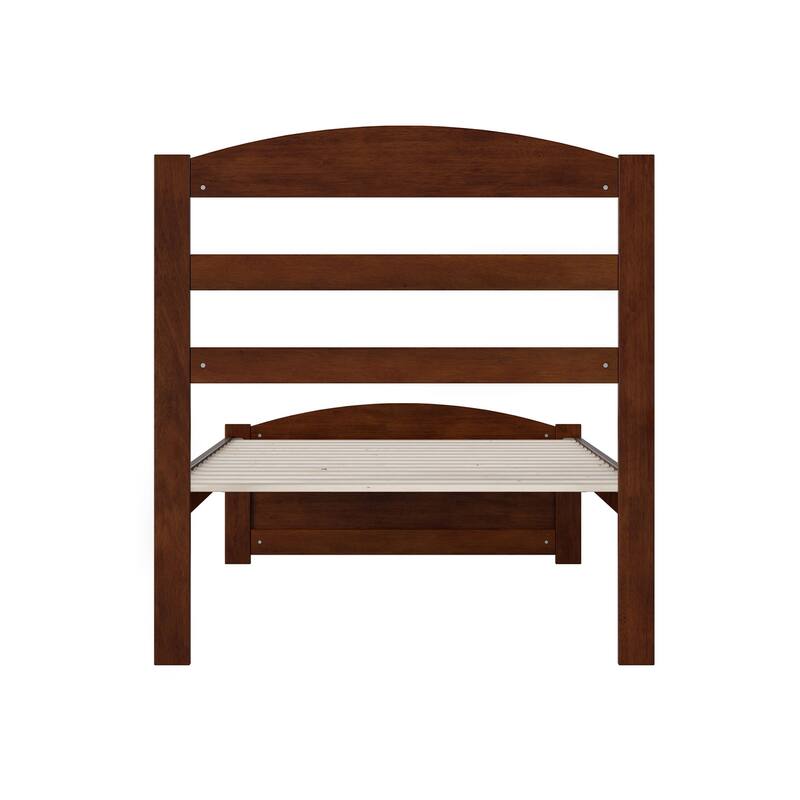 Warren Solid Wood Platform Bed with Footboard