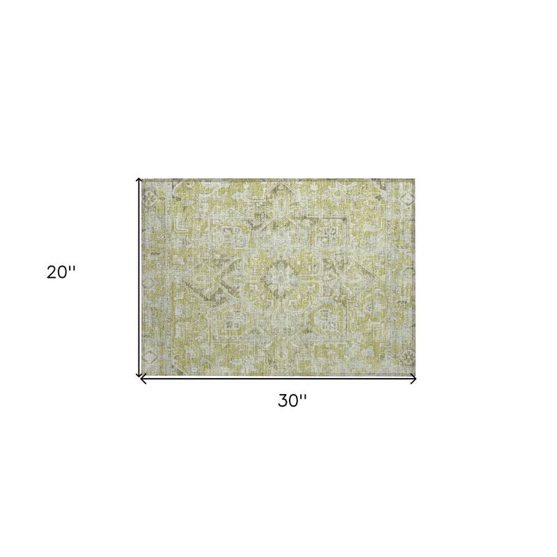 Nave Oriental Weather Resistant Classic Elegance Outdoor Rug