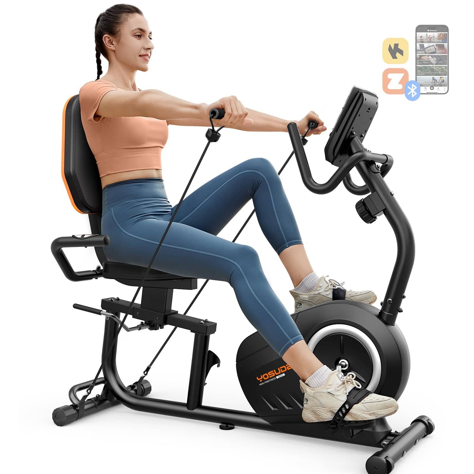 Recumbent Exercise Bike for Adults Seniors with Quick Adjust Seat ...