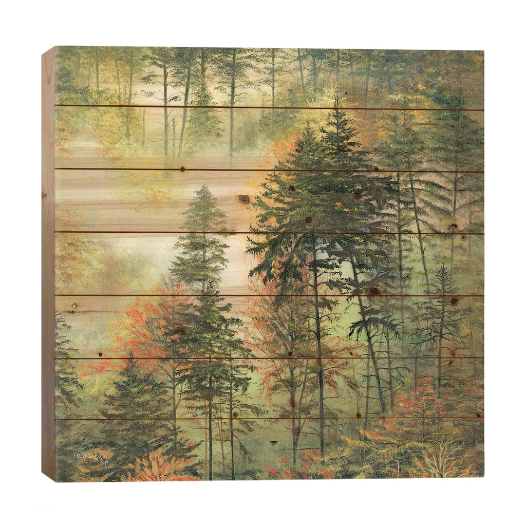 Northwest Glory Print On Wood by ColorByFeliks - Multi-Color