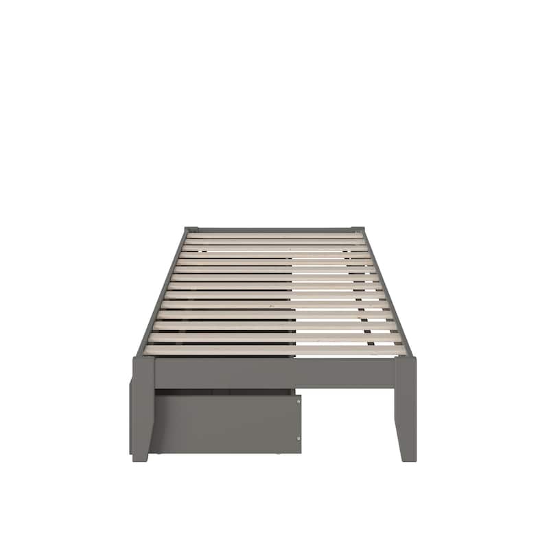 AFI Colorado Platform Bed with Storage and Charging Station
