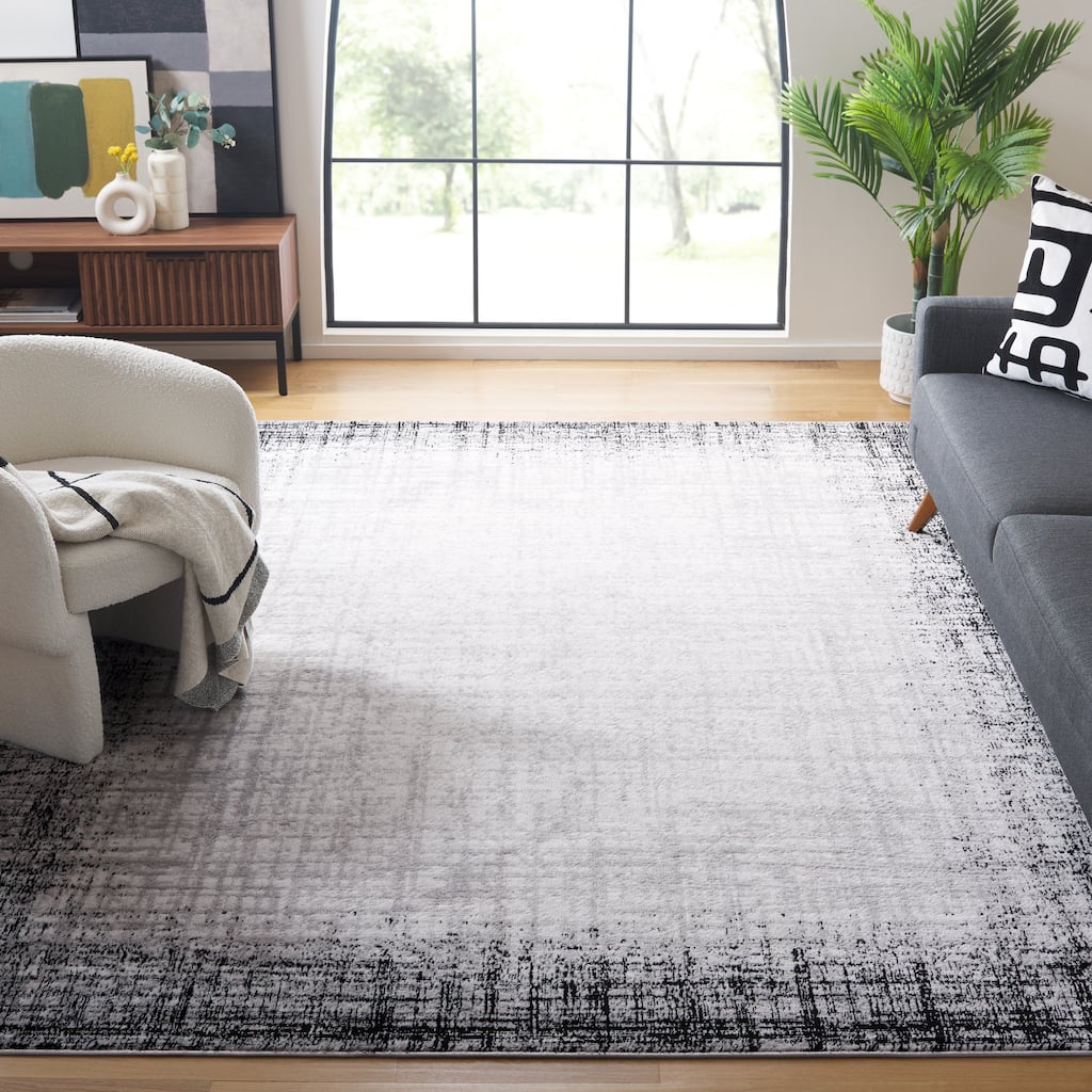 SAFAVIEH Skyler Paralee Modern Abstract Border Rug