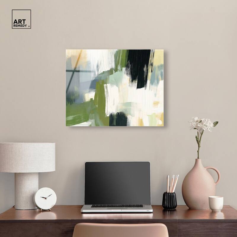 Moss Layers I Acrylic by Art Remedy, Ready to Hang
