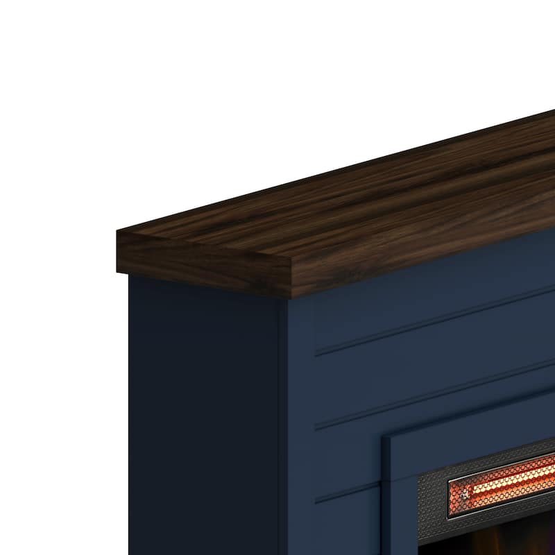 duraflame® Shiplap Wall Mantel Electric Fireplace