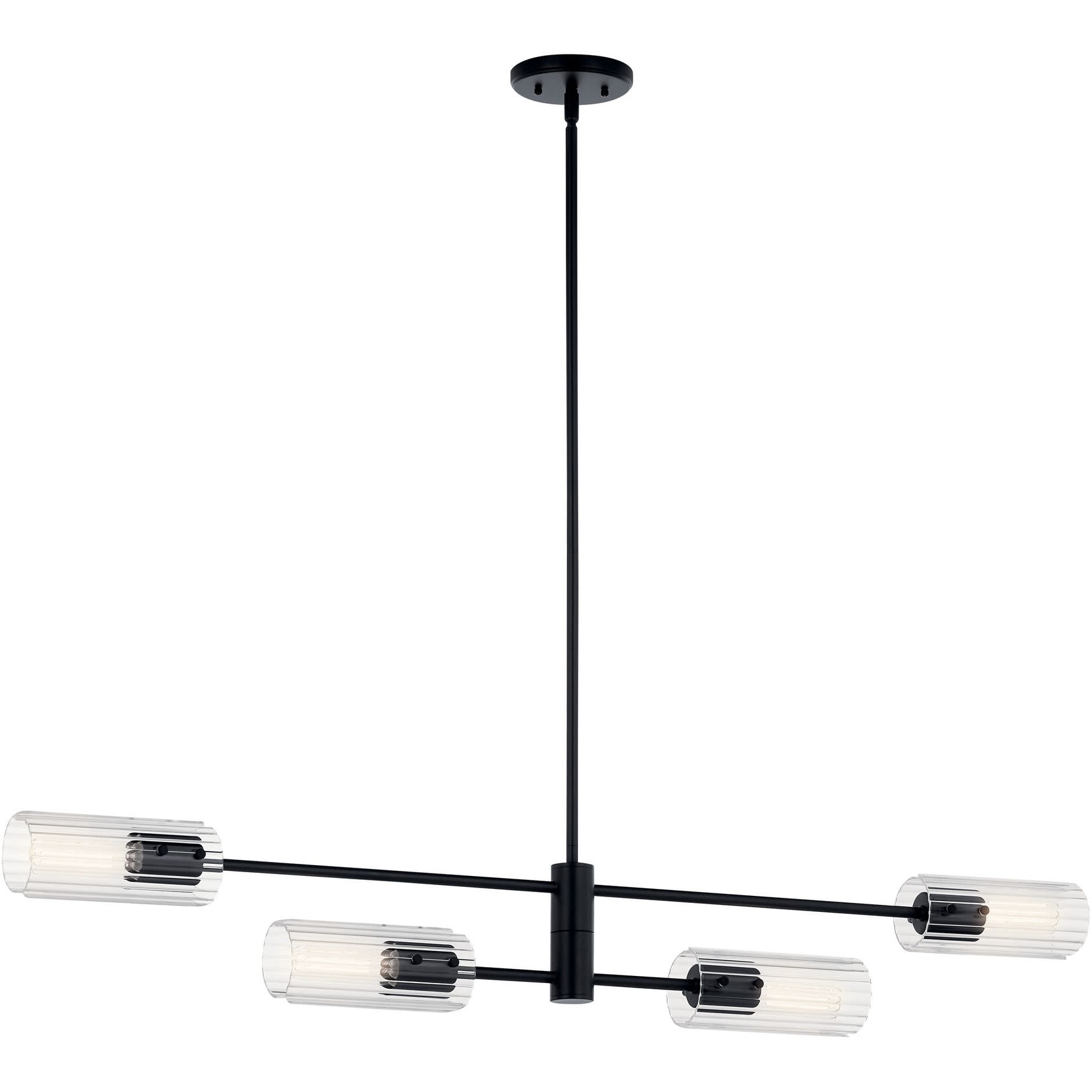 Kichler 52681 Velestino 4 Light 6" Wide Linear Chandelier