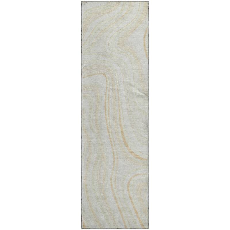 Premium Washable Super Soft Modern Waves Mayfield Rug