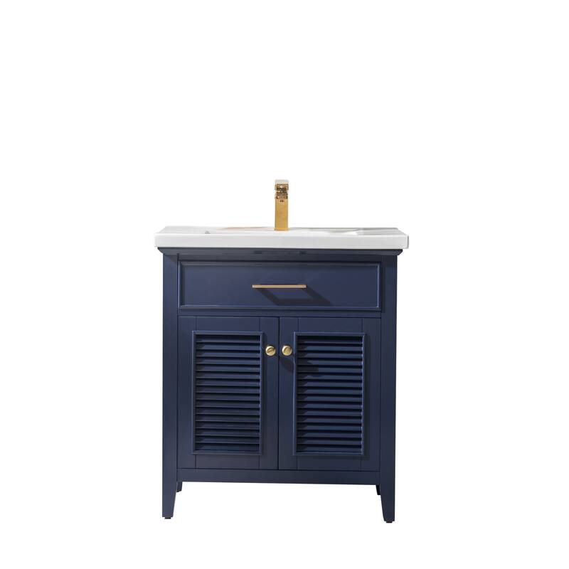 Cameron 30" Single Sink Vanity in Blue
