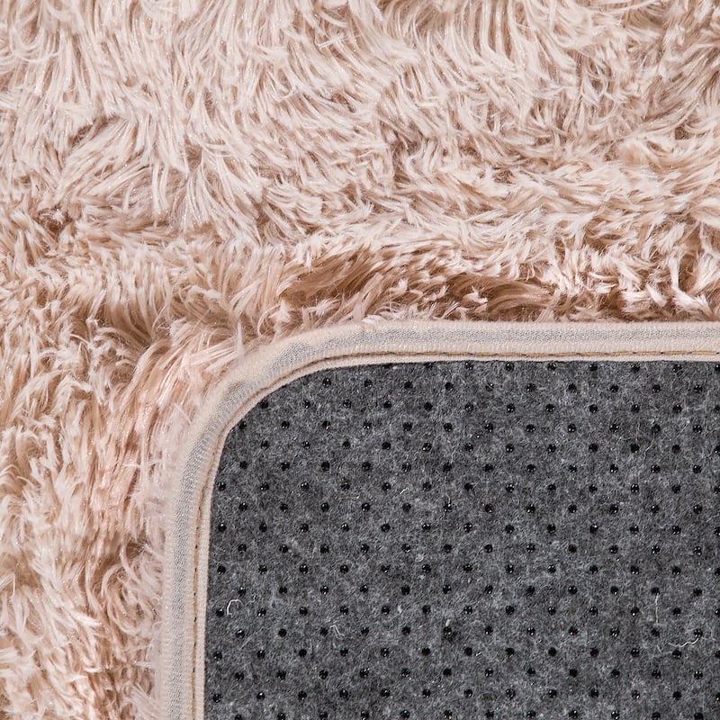 Modern Shag Rug Soft & Fluffy In Solid Colors