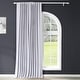 preview thumbnail 74 of 83, Exclusive Fabrics Extra Wide Room Darkening 84-inch Curtain (1 Panel) 100 X 84 - Fog Grey