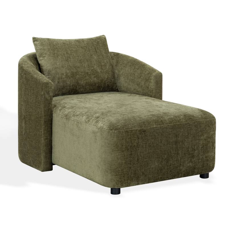 SAFAVIEH Couture Gwendelyn Chaise Lounge - 59"W x 39"D x 30"H