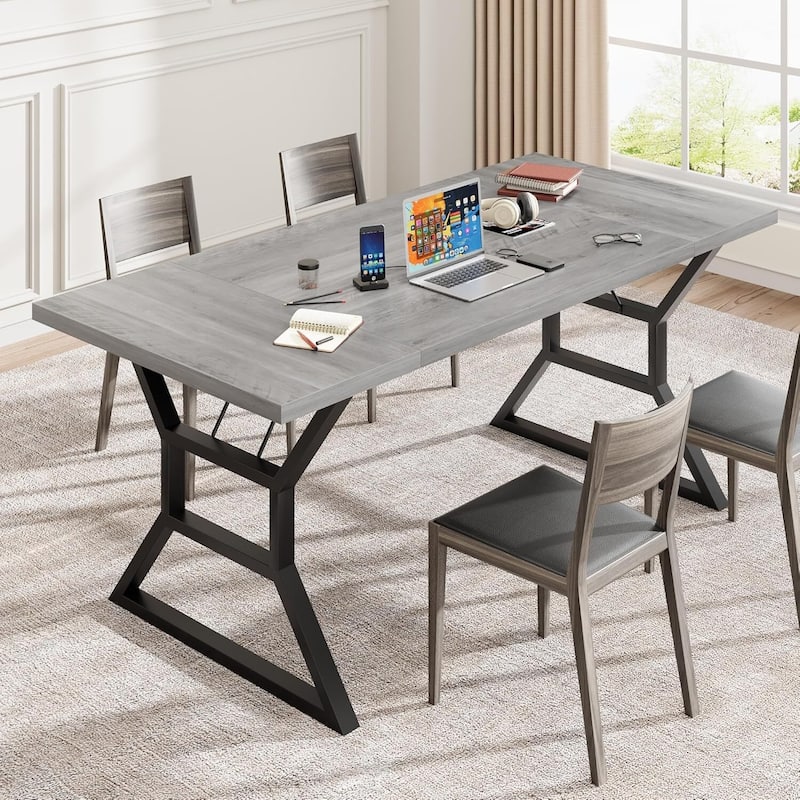 Large Kitchen Dining Room Table for Big Family - N/A