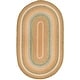 preview thumbnail 26 of 68, SAFAVIEH Handmade Braided Katharyn Country Rug 3' x 5' Oval - Tan/Multi