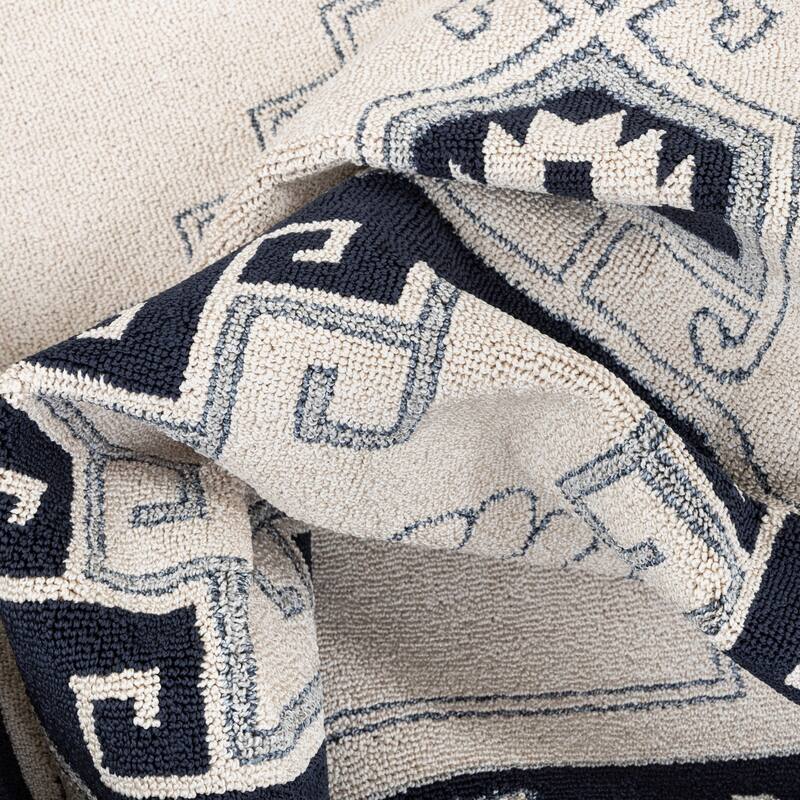 Well Woven Loop De Loop Kaya Tribal Geometric Area Rug