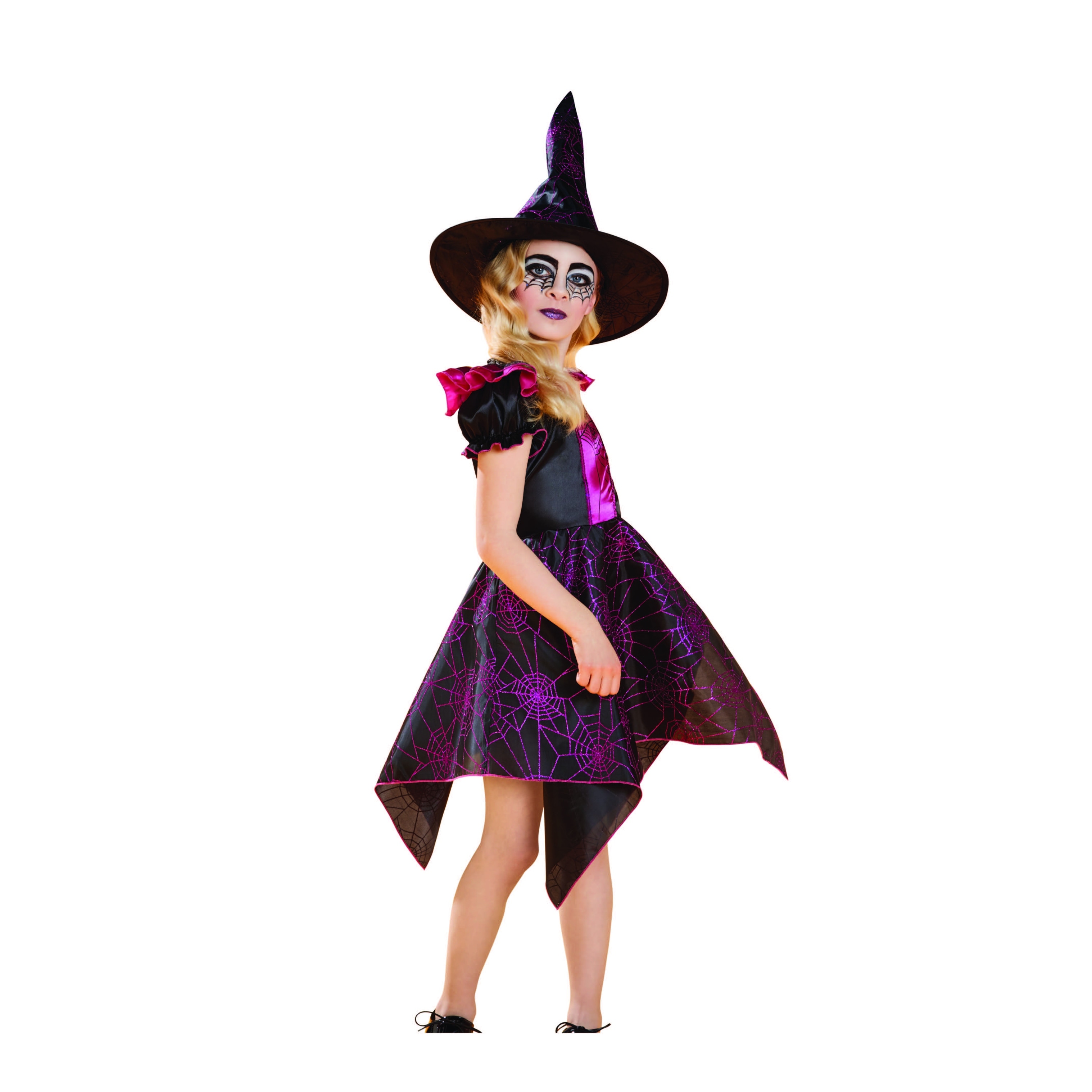 pink and black witch costume