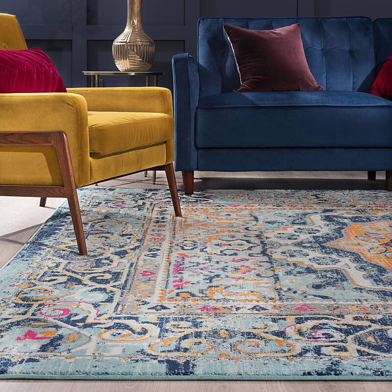 Jade Global Medallion Indoor Area Rug