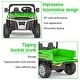 preview thumbnail 9 of 8, Lorise 24V Kids Ride on Cars with 2 Seats Battery Powered Electric Tractor - 27.16"W x 57.48"L x 25.59"H