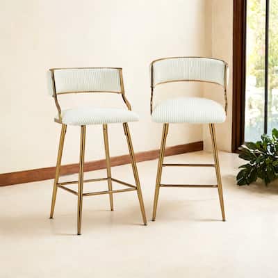 Set of 2 26" Counter-Height Bar Stools