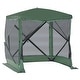 preview thumbnail 2 of 14, Outsunny 7'x7' Pop Up Camping Canopy Tent with Ventilating Mesh Screen, Portable Carry Bag for Outdoor Party