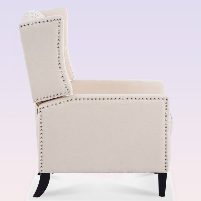 Modern Manual Wing Chair Recliner For Living Room
