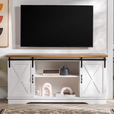 Middlebrook Wind Gap 58-inch Sliding Barn Door TV Stand