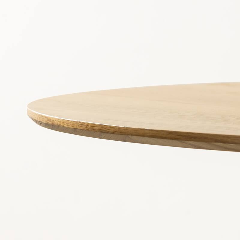 86" Double Pedestal Oval Dining Table