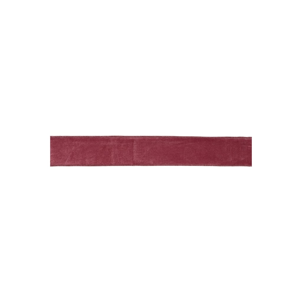 Mauve Red Wired Ribbon 2.5" x 10 Yds. - N/A