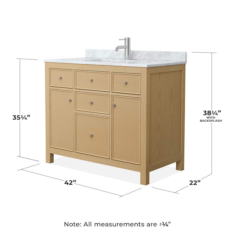 Wyndham Collection WCF9292-42S-CMUNSMXX Pendry 42" Free Standing