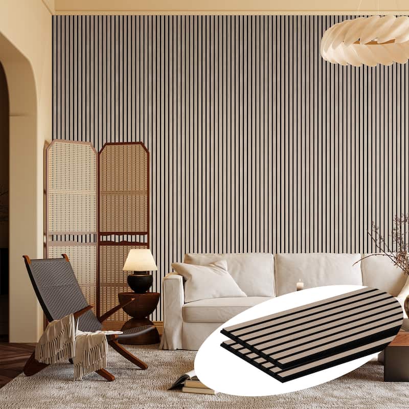 Soundproof Wood Slat Panels Acoustic Wall and Ceiling Panels