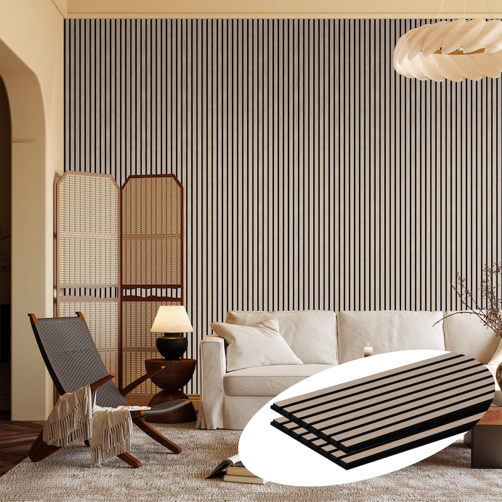 Soundproof Wood Slat Panels Acoustic Wall and Ceiling Panels